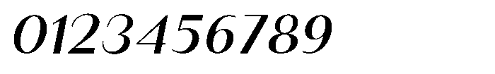 Granvia Ultra Italic Expanded Font OTHER CHARS