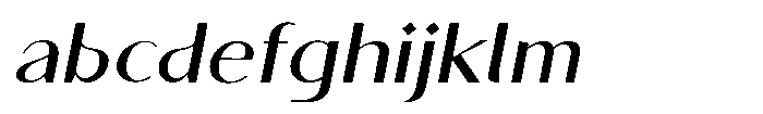 Granvia Ultra Italic Expanded FONT