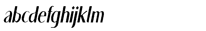Granvia Ultra Italic Extra Condensed FONT