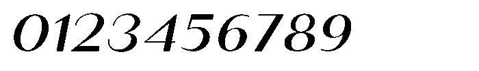 Granvia Ultra Italic Extra Expanded Font OTHER CHARS