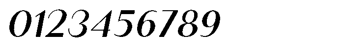 Granvia Ultra Italic Semi Expanded Font OTHER CHARS