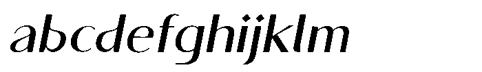 Granvia Ultra Italic Semi Expanded FONT
