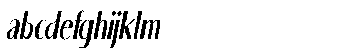 Granvia Ultra Italic Ultra Condensed FONT
