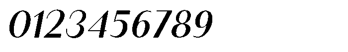 Granvia Ultra Italic Font OTHER CHARS