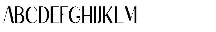 Granvia Ultra Light Condensed Font UPPERCASE