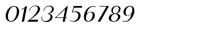 Granvia Ultra Light Italic Expanded Font OTHER CHARS
