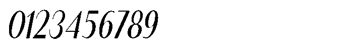 Granvia Ultra Light Italic Extra Condensed Font OTHER CHARS