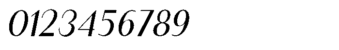Granvia Ultra Light Italic Semi Condensed Font OTHER CHARS