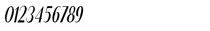 Granvia Ultra Light Italic Ultra Condensed Font OTHER CHARS