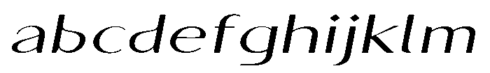 Granvia Ultra Light Italic Ultra Expanded FONT