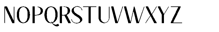 Granvia Ultra Light Semi Condensed Font UPPERCASE