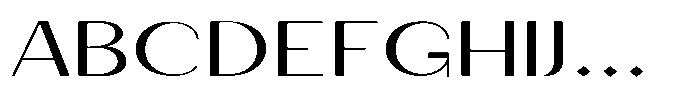 Granvia Ultra Light Ultra Expanded Font UPPERCASE
