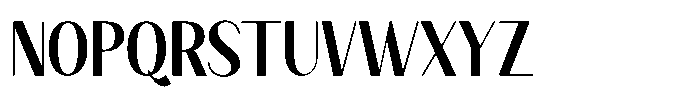 Granvia Ultra Medium Condensed Font UPPERCASE