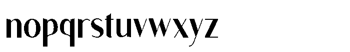 Granvia Ultra Medium Condensed Font LOWERCASE