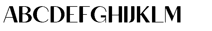 Granvia Ultra Medium Expanded Font UPPERCASE