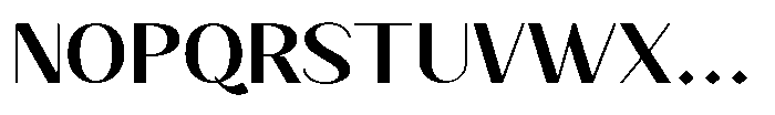 Granvia Ultra Medium Expanded Font UPPERCASE
