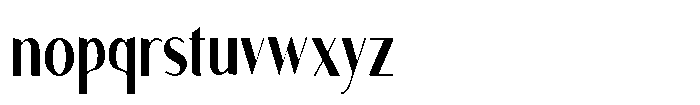 Granvia Ultra Medium Extra Condensed Font LOWERCASE