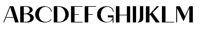 Granvia Ultra Medium Extra Expanded Font UPPERCASE