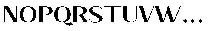 Granvia Ultra Medium Extra Expanded Font UPPERCASE