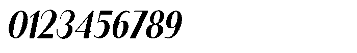 Granvia Ultra Medium Italic Condensed Font OTHER CHARS