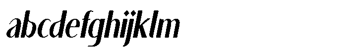 Granvia Ultra Medium Italic Extra Condensed FONT