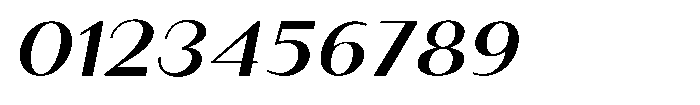 Granvia Ultra Medium Italic Extra Expanded Font OTHER CHARS