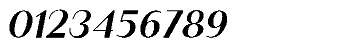 Granvia Ultra Medium Italic Semi Expanded Font OTHER CHARS