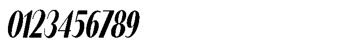 Granvia Ultra Medium Italic Ultra Condensed Font OTHER CHARS
