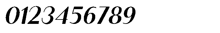Granvia Ultra Medium Italic Font OTHER CHARS