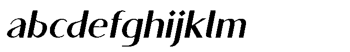 Granvia Ultra Medium Italic FONT
