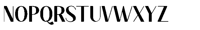 Granvia Ultra Medium Semi Condensed Font UPPERCASE
