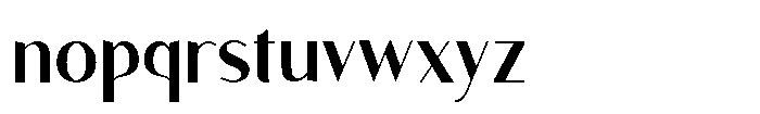 Granvia Ultra Medium Semi Condensed Font LOWERCASE
