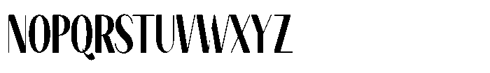 Granvia Ultra Medium Ultra Condensed Font UPPERCASE