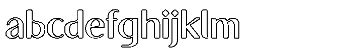 Granvia Ultra Outline FONT