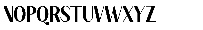 Granvia Ultra Semi Bold Condensed Font UPPERCASE