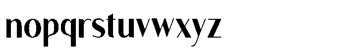Granvia Ultra Semi Bold Condensed Font LOWERCASE