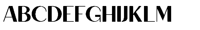 Granvia Ultra Semi Bold Expanded Font UPPERCASE