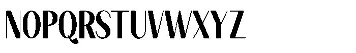 Granvia Ultra Semi Bold Extra Condensed Font UPPERCASE