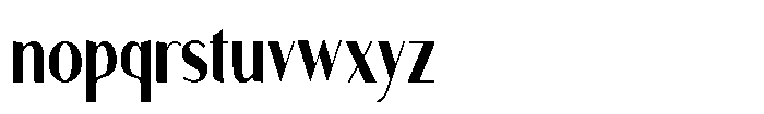 Granvia Ultra Semi Bold Extra Condensed Font LOWERCASE
