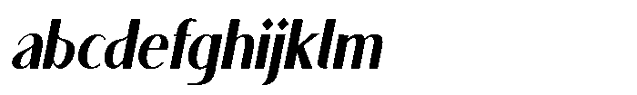 Granvia Ultra Semi Bold Italic Condensed FONT