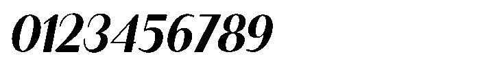 Granvia Ultra Semi Bold Italic Semi Condensed Font OTHER CHARS