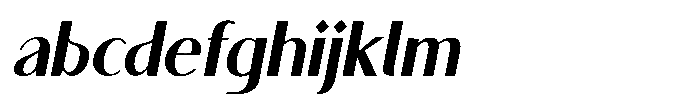 Granvia Ultra Semi Bold Italic Semi Condensed FONT