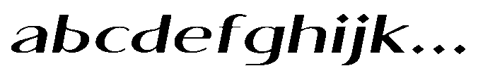 Granvia Ultra Semi Bold Italic Ultra Expanded FONT