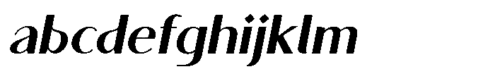 Granvia Ultra Semi Bold Italic FONT