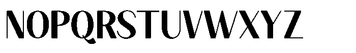 Granvia Ultra Semi Bold Semi Condensed Font UPPERCASE