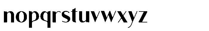 Granvia Ultra Semi Bold Semi Condensed Font LOWERCASE