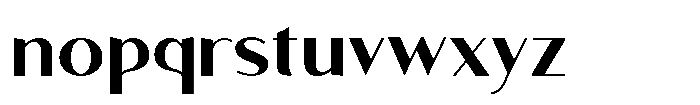 Granvia Ultra Semi Bold Semi Expanded Font LOWERCASE