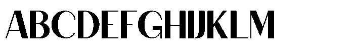 Granvia Ultra Semi Bold Font UPPERCASE