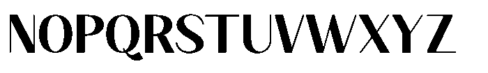 Granvia Ultra Semi Bold Font UPPERCASE