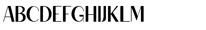 Granvia Ultra Semi Condensed Font UPPERCASE